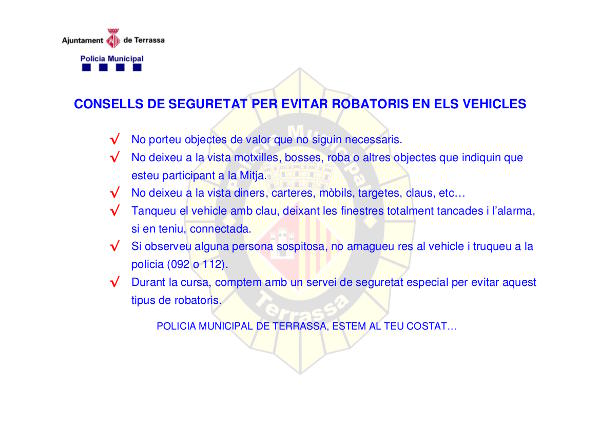 Consells de seguretat per evitar robatoris en els vehicles