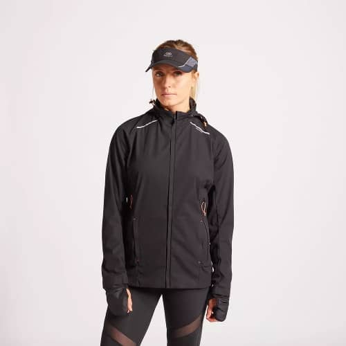 Chaqueta-Running-Kiprun-C-lida-Mujer-Negro-Invierno-Cortaviento-Perlante