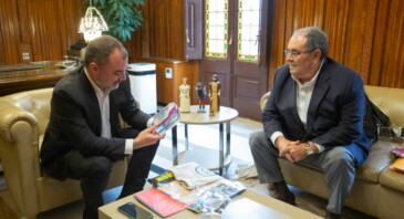 Reunió prèvia entre l’AEMMT i l’Ajuntament de Terrassa. Foto: Jordi Canyameres